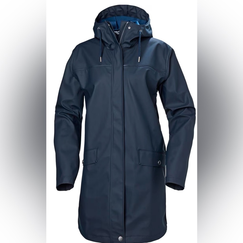 Helly Hansen Women’s Moss Hooded Waterproof Windproof Raincoat, SiZE M